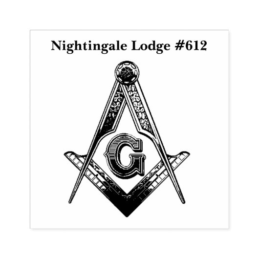 Freemason Rubberstempel (Afrduk)