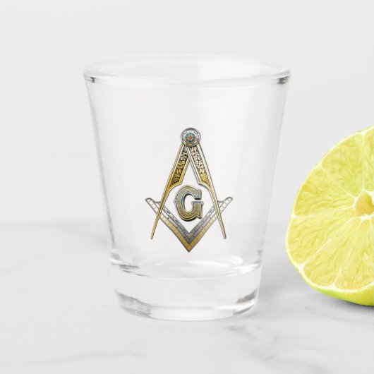 Freemason Shot Glas (Voorkant)