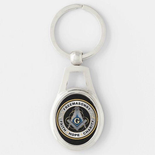 Freemason sleutelhanger (Voorkant)