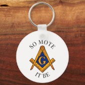 Freemason Square and Compass Charity Masonic Sleutelhanger (Voorkant)