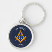 Freemason Square and Compass Charity Masonic Sleutelhanger (Voorkant)