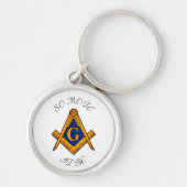 Freemason Square and Compass Charity Masonic Sleutelhanger (Voorkant)