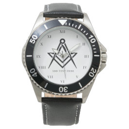 Freemason Square and Compass Charity Masonic Watch Horloge