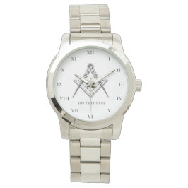 Freemason Square and Compass Charity Masonic Watch Horloge