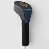 Freemason Square en Compass Masonic Gift Golfer Golfheadcover (Schuin)