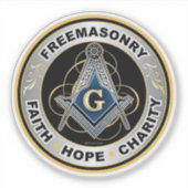 Freemason Sticker (Voorkant)