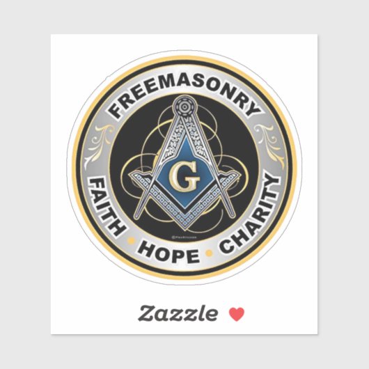 Freemason Sticker (Vel)
