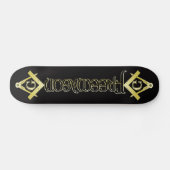 Freemason Symbol Skateboard (Horizontaal)