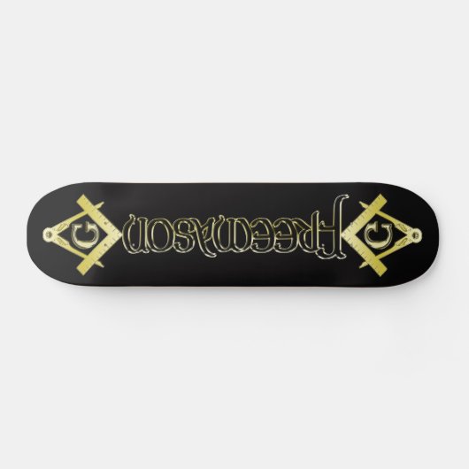 Freemason Symbol Skateboard (Horizontaal)