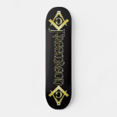 Freemason Symbol Skateboard (Voorkant)