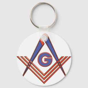 Freemason-symbool Sleutelhanger