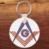 Freemason-symbool Sleutelhanger (Voorkant)