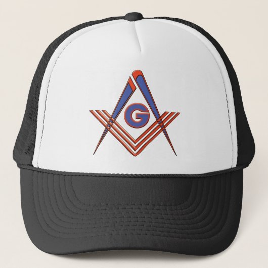 Freemason-symbool Trucker Pet (Voorkant)