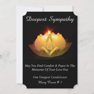 Freemason Sympathcard