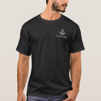 Freemason T-shirt - Custom Masonic T-shirt, Black