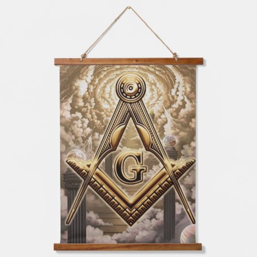 Freemason Tapestry Hangend Wandkleed (Voorkant)