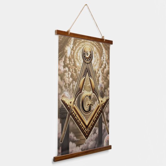 Freemason Tapestry Hangend Wandkleed (Gebogen)