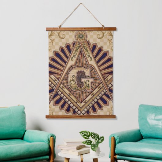 Freemason Tapestry Hangend Wandkleed (Woonkamer)