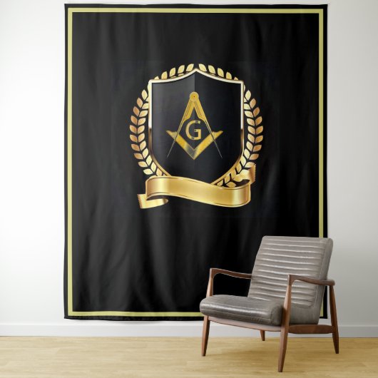 Freemason Tapestry Wandkleed (In situ)