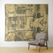 Freemason Tapestry Wandkleed (In Situ (horizontaal))