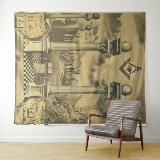 Freemason Tapestry Wandkleed (In Situ (horizontaal))