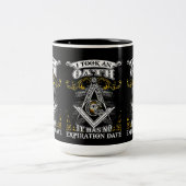 Freemason Tweekleurige Koffiemok (Center)