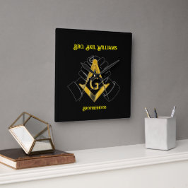 Freemason Vierkante Klok