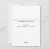 Freemason Vintage Christmas Tree Merry Masonic Feestdagenkaart (Achterkant)