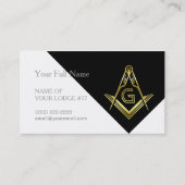 Freemason Visitekaartjes | Masonische Sjablonen (Voorkant)