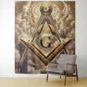Freemason Wandkleed (In situ)