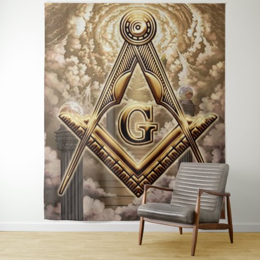 Freemason Wandkleed (In situ)