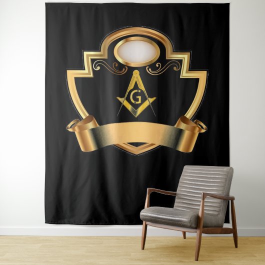 Freemason Wandkleed (In situ)