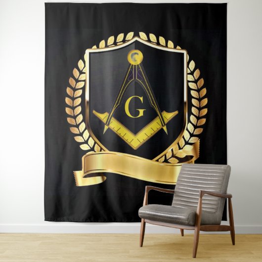 Freemason Wandkleed (In situ)