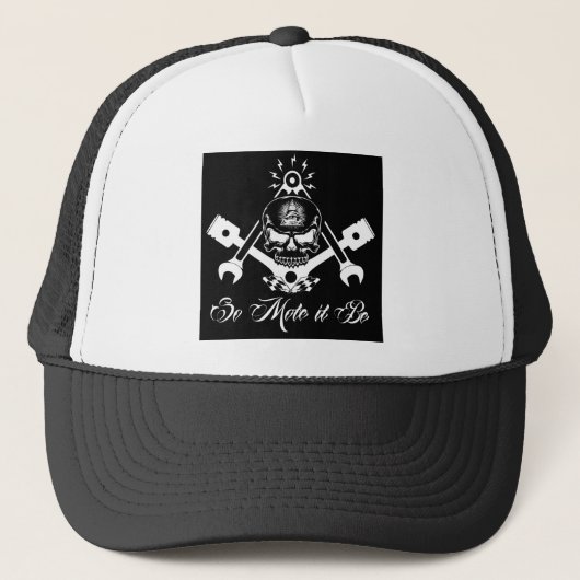 Freemason-Widows-Sons-Masonic-Hotrod-Logo-20160407 Trucker Pet (Voorkant)
