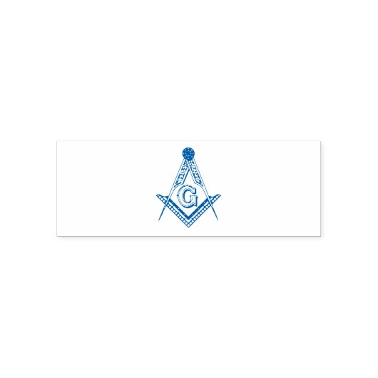 Freemason Zelfinktende Stempel (Design)