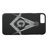 Freemason (zwart) Case-Mate iPhone case (Achterkant (Horizontaal))