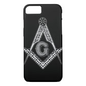 Freemason (zwart) Case-Mate iPhone case (Achterkant)