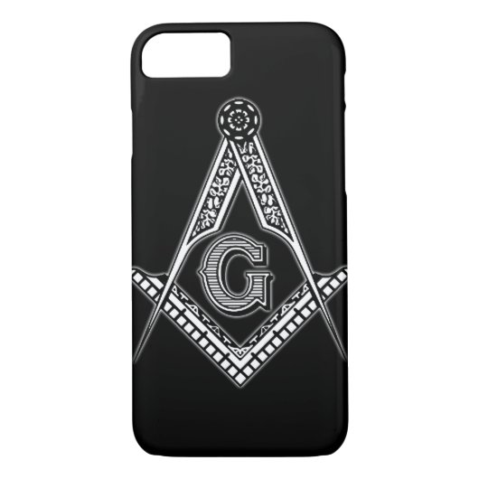 Freemason (zwart) Case-Mate iPhone case (Achterkant)