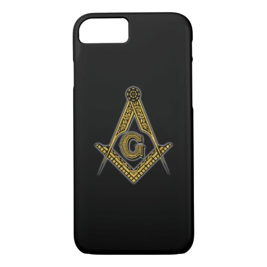 Freemason (zwart en goud) Case-Mate iPhone case (Achterkant)