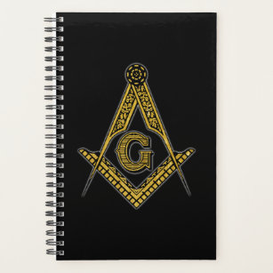 Freemason (zwart en goud) planner