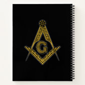 Freemason (Zwart & Goud) Notitieboek (Achterkant)