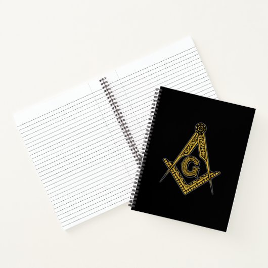 Freemason (Zwart & Goud) Notitieboek (Binnen)