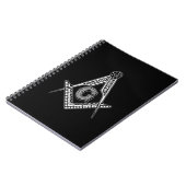 Freemason (zwart) notitieboek (Linkerzijde)