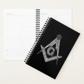 Freemason (zwart) planner (Display)