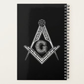Freemason (zwart) planner (Achterkant)