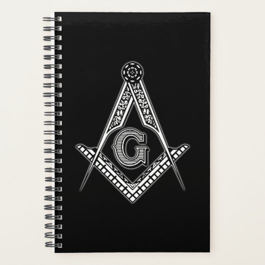 Freemason (zwart) planner (Voorkant)
