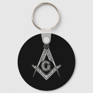 Freemason (zwart) sleutelhanger