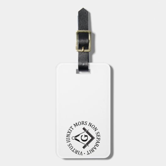 Freemasonerbord Bagagelabel (Voorkant verticaal)