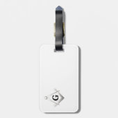 Freemasonerbord Bagagelabel (Achterkant verticaal)