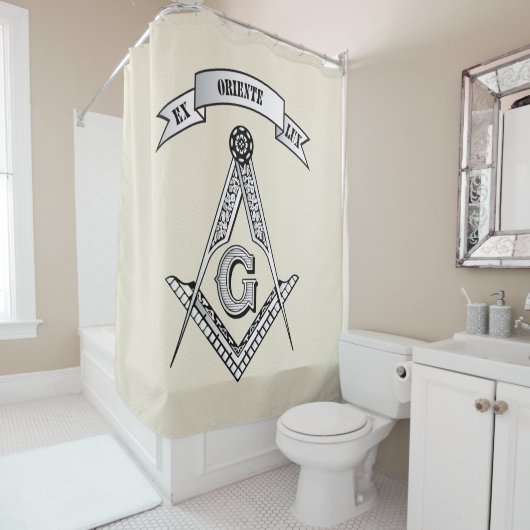 Freemasonerbord Douchegordijn (In situ)